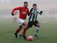 033 2016 SC Genemuiden Excelsior'31  26-11-2016: Voetbal: SC Genemuiden v Excelsior 31: Genemuiden / Niek davina (l) of Excelsior '31, Frank Kuurman (r) of Genemuiden : SC Genemuiden, Excelsior '31, Rijssen, Niek davina, Frank Kuurman